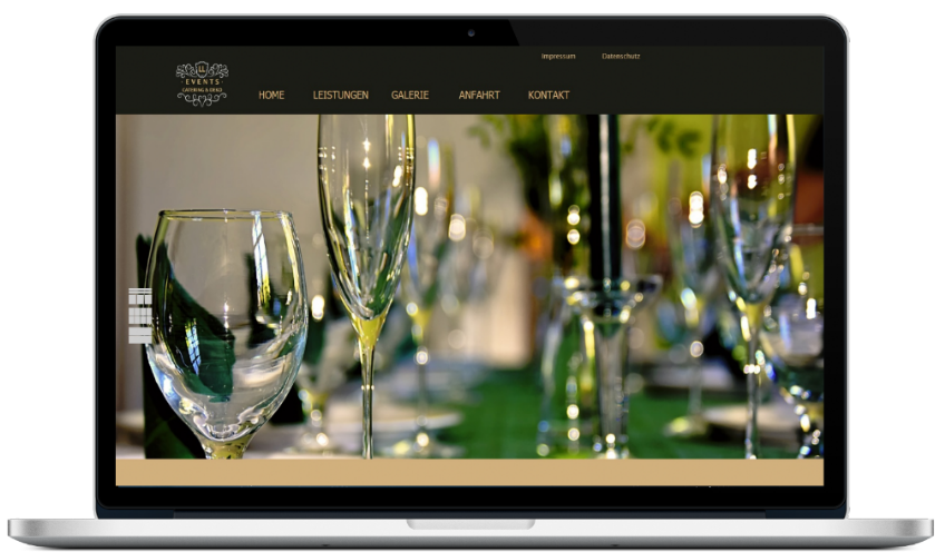 Webdesign für Eventservice Catering in Regensburg Webseite Homepage erstellen lassen